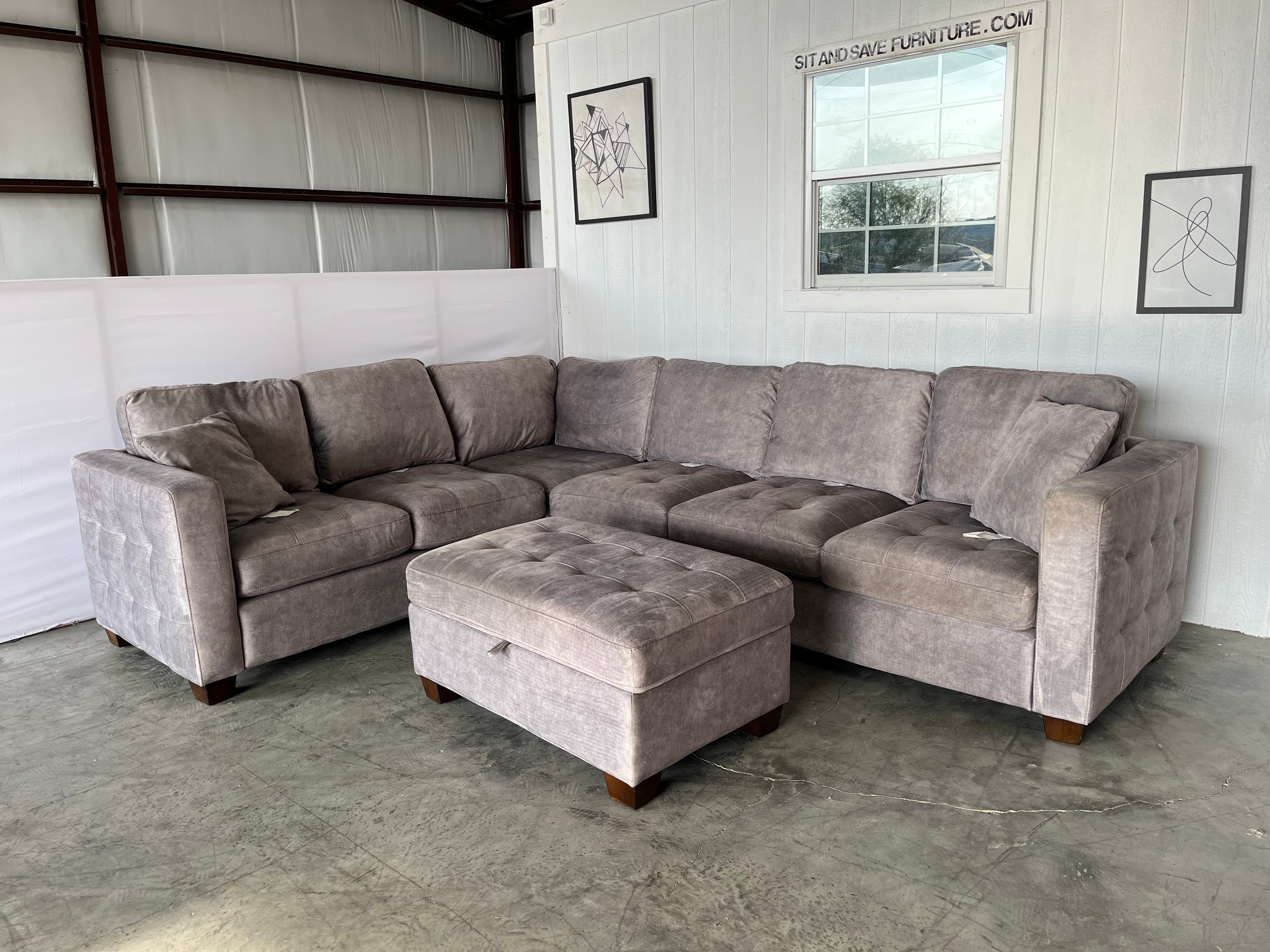 Gray Sectional Couch