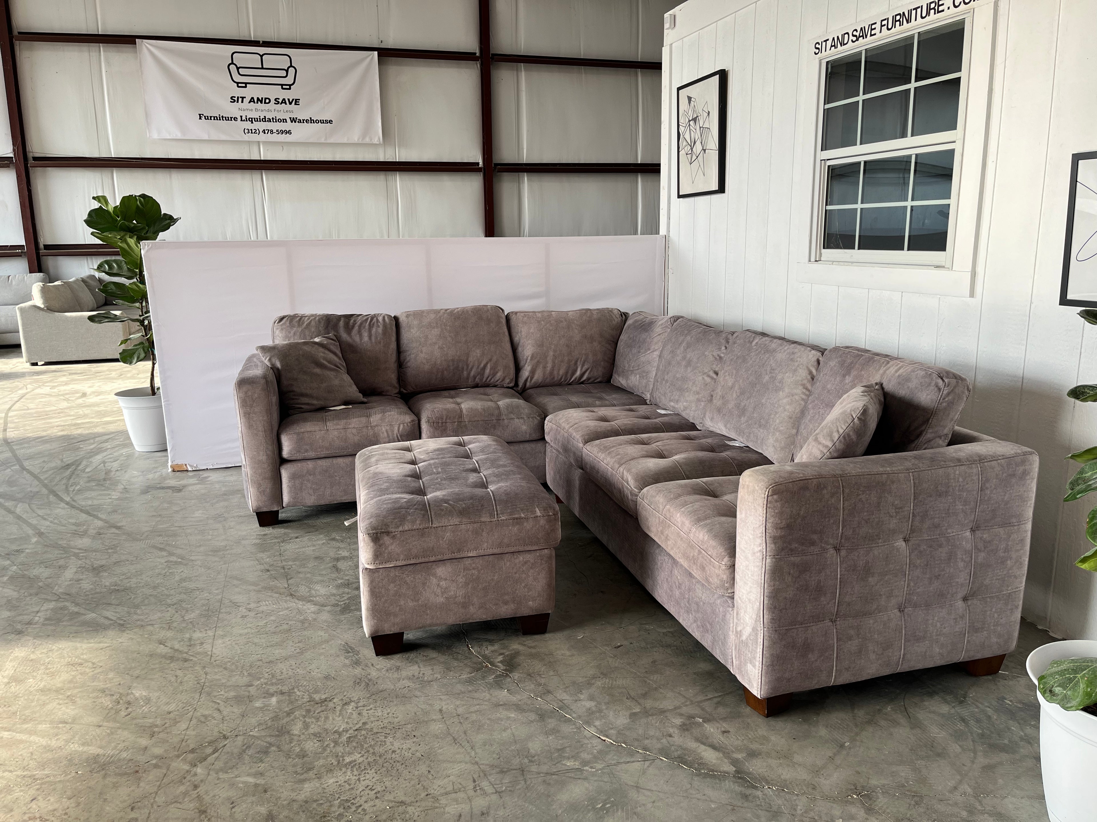 Gray Sectional Couch
