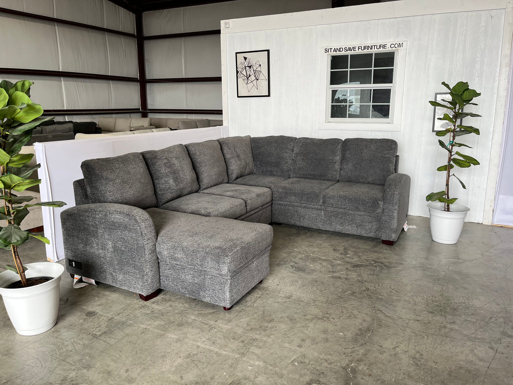 NEW OUT OF BOX - Gray Sleeper Sofa